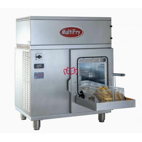 EUROCHEF KD9无油烟单缸手动电炸炉（9...