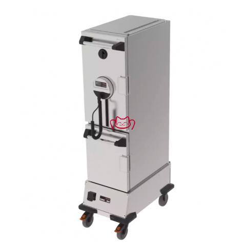 RIEBER thermoport® 3000 hybr.hot/cold act. R290 不锈钢移动式主动冷热双区运输车