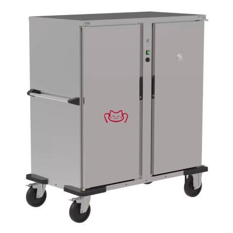 RIEBER 88230212 Banquet trolley 2x2/1 light heated - 70双柜轻型宴会保温运输车